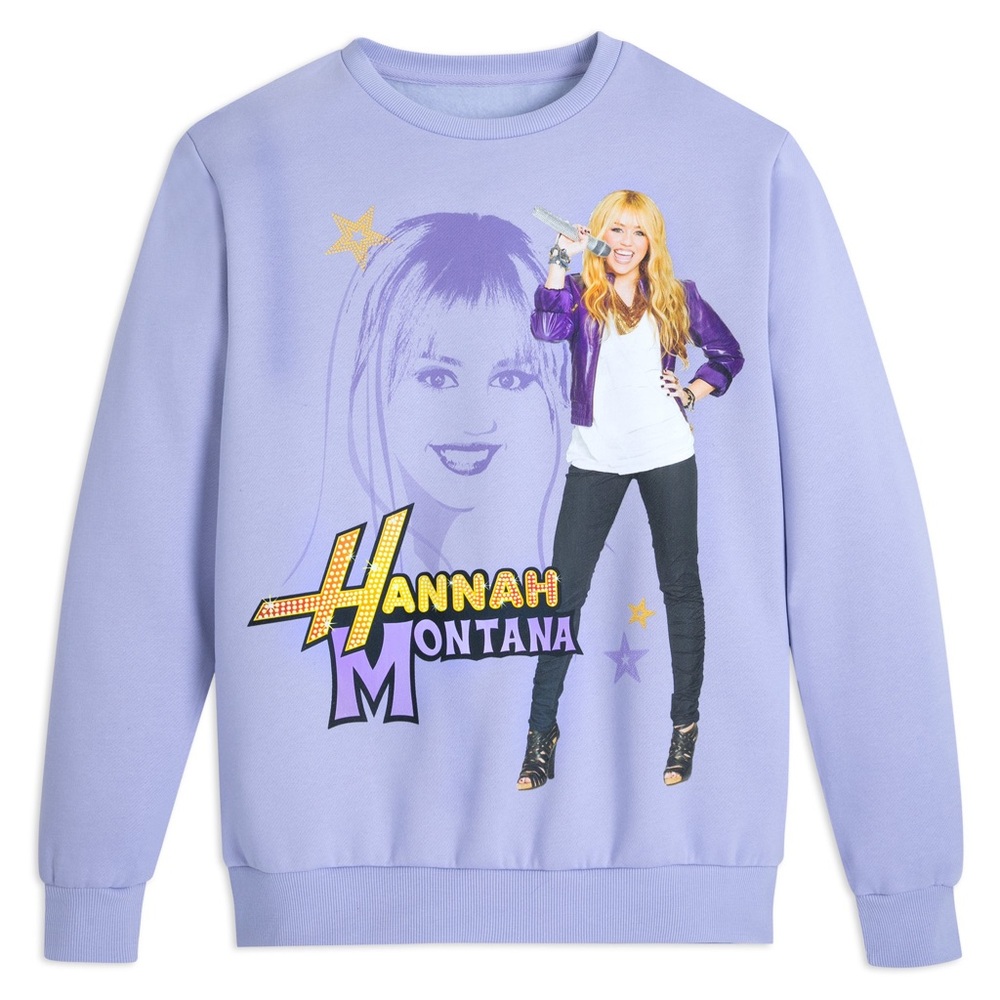 DISNEY x CAKEWORTHY Hannah Montana Concert Crewneck Sweatshirt Adult 2XL NEW NWT